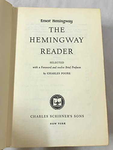 The Hemingway Reader B0007H0A6U Book Cover