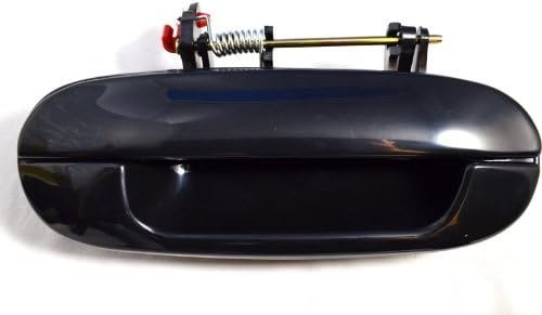 PT Auto Warehouse GM-3721S-RR - Outside Exterior Outer Door Handle, Smooth Black - Passenger Side Rear