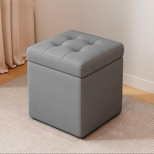 Ottoman de rangement grande capacité pour optimiser un salon encombré