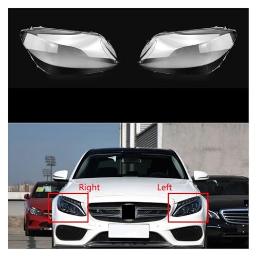 Couvercle de phare en polycarbonate premium pour W205 - 2