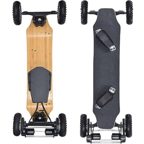 Skateboard elettrico con telecomando, longboard fuoristrada,...