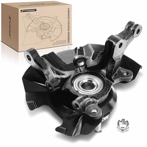 A-Premium Front Left Steering Knuckle & Wheel Bearing Hub Assembly Compatible with Hyundai Accent 2006-2011 & Kia Rio Rio5 2006-2009, Driver Side