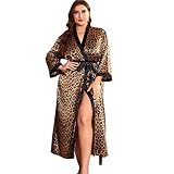 Sensation luxueuse : Notre peignoir en satin offre une texture incroyablement douce et lisse, offrant une sensation luxueuse sur la peau. Idéal for se détendre après une longue journée ou s'envelopper après la douche, ce peignoir assure un confort ultime et sublime votre détente.