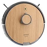 Amibot Spirit Origin - Robots Aspiradoras y lavadoras mapeo láser conectado iOS/Android (dibujado y ensamblado en Francia, 30% de origen francés y europeo con capucha de madera de roble)