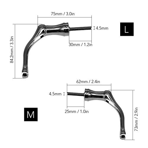 Lidar, Romacci Carretel de pesca em liga de alumínio resistente à corrosão. Manopla de reposição Bal