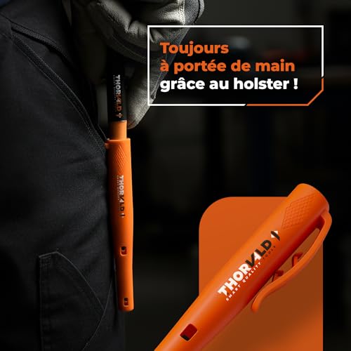 Crayon de chantier extensible THORVALD avec holster et 7 mines - 3