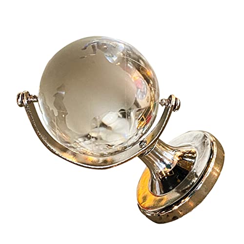 Totority Gold Globe Tabletop Decoration Mini World Globe for Desk Decorative Model