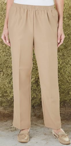 Alfred Dunner Women's Petite Classics Solid Pants - Medium Length3