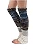 VIGVOG Women's Boho Knitted Warm Long Leg Warmers (Black)