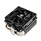 SilverStone Technology SST-KR01 - Kryton CPU Kühler, Low Profile, Slim 80mm PWM Lüfter, 54mm Höhe, AMD Sockel AM2/AM3/AM4/FM1/FM2