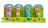 Ester Happy Bunny Cioccolatini a Forma di Coniglietti al Finissimo Cioccolato al Latte, 4 x 13 Grammi