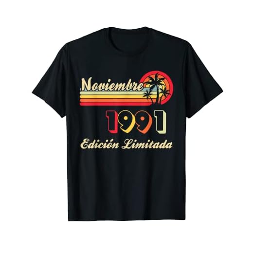 31 Años Cumpleaños Noviembre 1991 Hombre Mujer Noviembre Camiseta