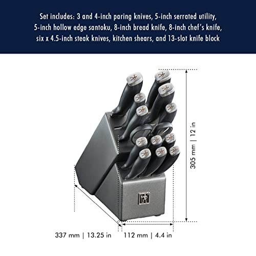 Silvercap 14 Piece Knife Block Set, Black by HENCKELS - Image 4