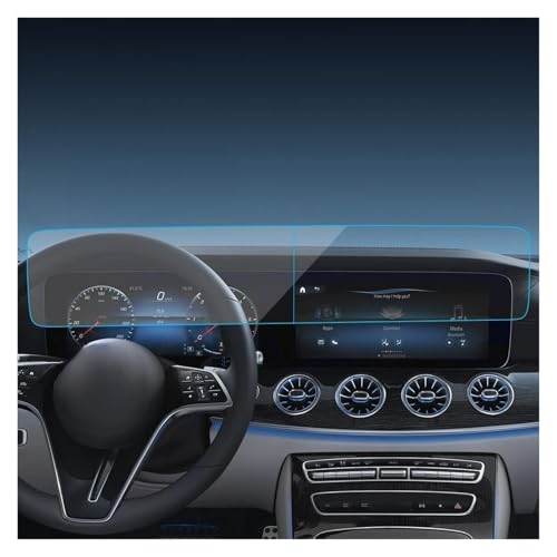 Film protecteur en verre trempé écran Mercedes-Benz CLS 2023 bleu