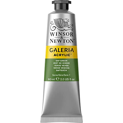 Image of Reeves Winsor Newton Galeria Acrylic Paint Tube, 60-ml, Sap Green, 2 Fl Oz