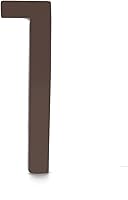 Vista 74 de Montague Metal Products Número de casa moderno de 6 pulgadas, número de casa flotante, fácil de instalar (0, cobre antiguo)