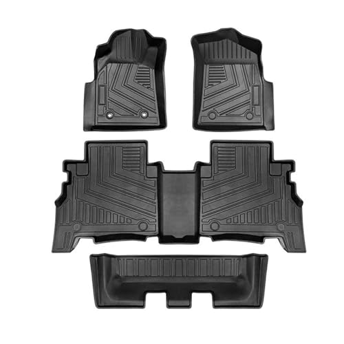 Tapis voiture TPE noir antidérapant et imperméable tous temps