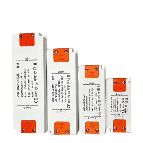 Transformateur LED 24V 30W pour supprimer le clignotement des rubans électriques fins
