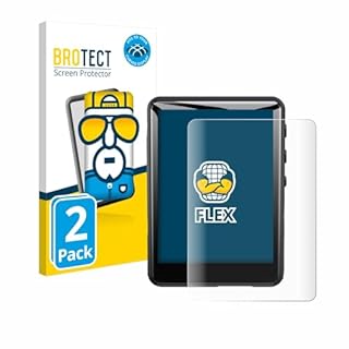 brotect Protection Intégrale 3D Incurvé pour Zaqe MP3 Player M4 2.4" (2 Pièces) - Couverture Complète, Film Protection Écran