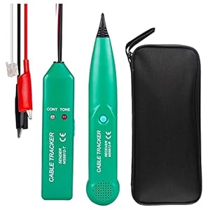RUIZHI Multifunctionele draadtester, kabelvinder, MS6812, kabeltracker, gemakkelijk te gebruiken, voor netwerkonderhoud…
