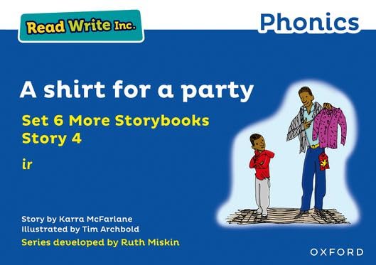 Read Write Inc. Phonics: Blue Set 6A Storybook 4 A shirt for a party ...