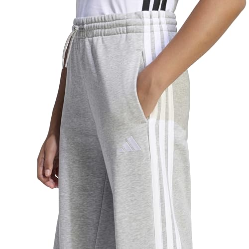 adidas Girl’s Essentials Pants, medium Grey Heather/White, 13-14 Years