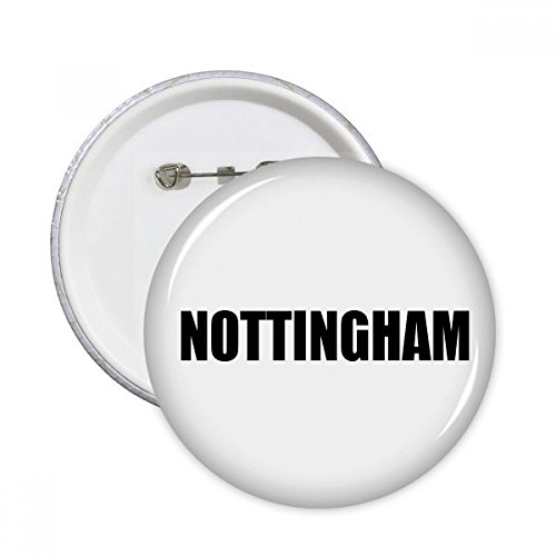 Cadeau Nottingham pins badge bouton rond souvenir du Royaume-Uni