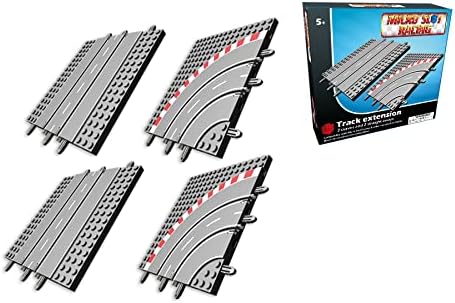 Miniatura 3 de Extensión de pista de carreras con ranura micro - 2 curvas y 2 rectas