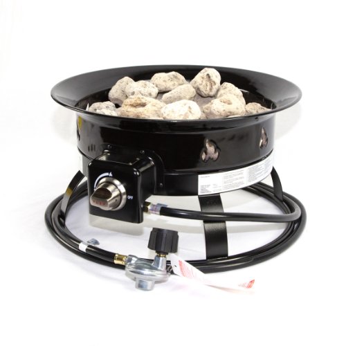 Heininger 5995 58,000 BTU Portable Propane Smokeless Outdoor Gas Fire Pit