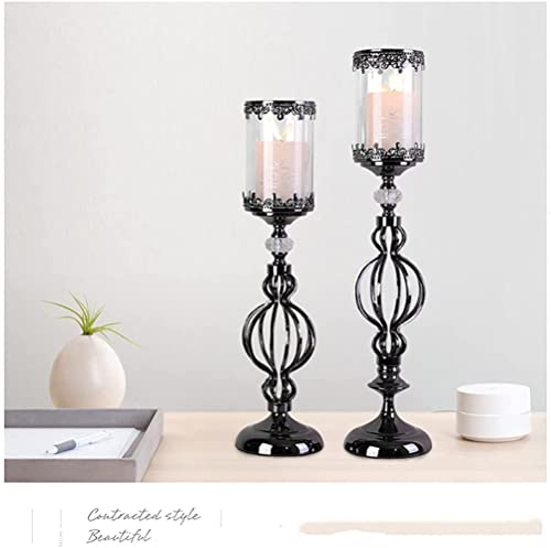 Haiqings 2 Pc Dining Table Candle Holder Decoration Nordic Romantic Simple Modern Candle Holder Western Creative Candle (Color : A Size : L Code) Wenfeng1991 (Color : C, Size : L Code) #TOP2