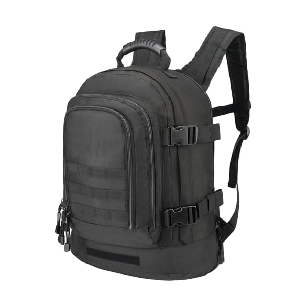 TheKidsRefined Large Tactical Expandable Backpack 39L-64L Military Bug Out Bag With Waist Strap