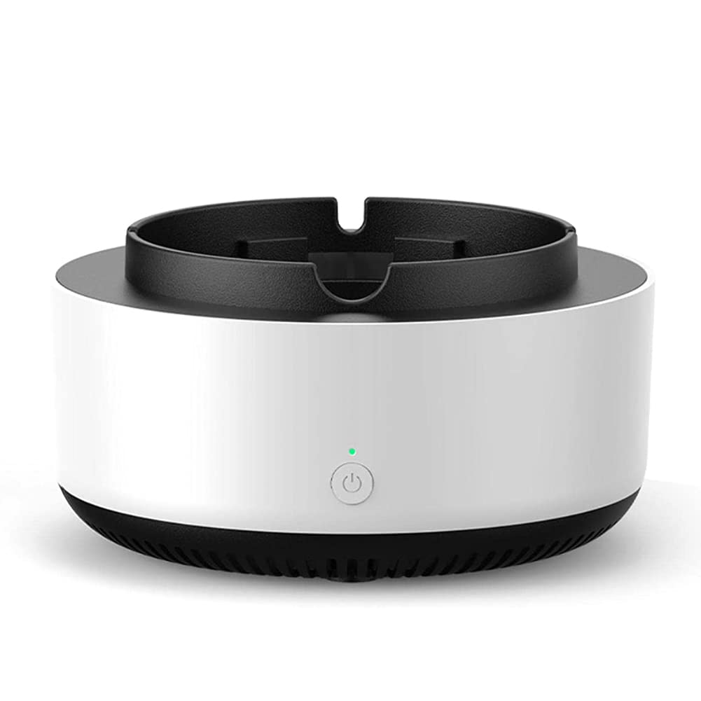 Amazon | 灰皿 脱臭機 空気清浄機 スモークレス灰皿 マイナスイオン