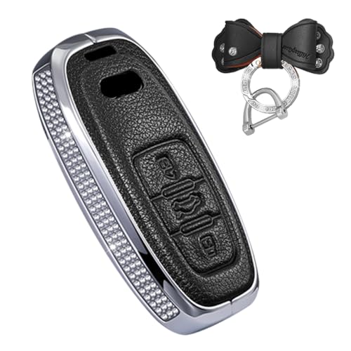 Coque de clé Audi en aluminium pour éviter les rayures du boîtier d'origine