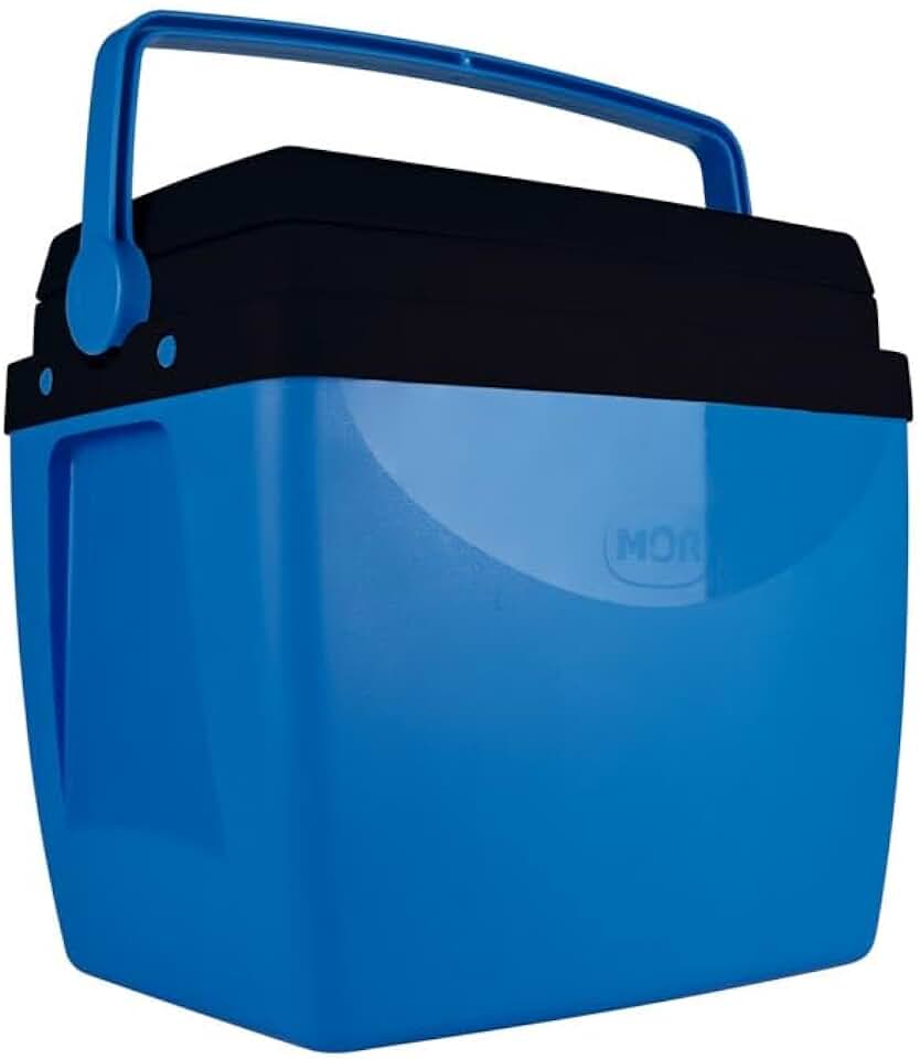 Mor - Caixa Térmica 26 Litros Azul com Preto
