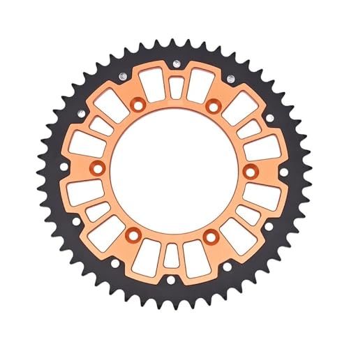 Pignon arrière 52 dents en aluminium cuivré pour KT/M EXC400, transfert de puissance maximal