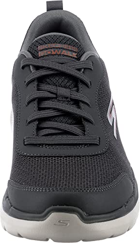Image of Skechers Men's Gowalk 6-Athletic Workout Walking Shoes with Air Cooled Foam Sneakers, Charcoal 2, 9.5