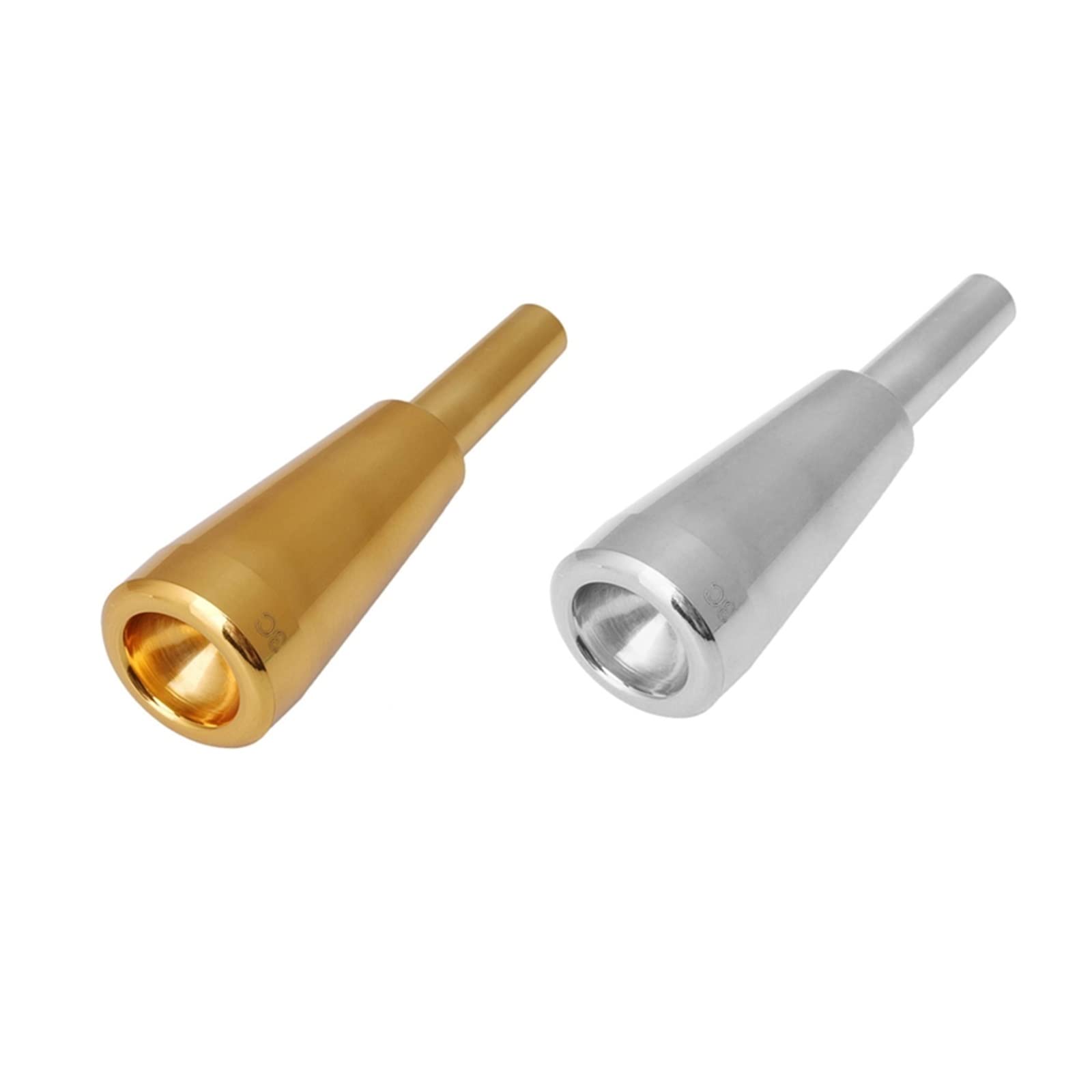 Ustnik do trąbki 3C zagęszczony ustnik w stylu amerykańskim ustnik do trąbki akcesoria do instrumentów złoty (Color : Golden, Size : 30)
