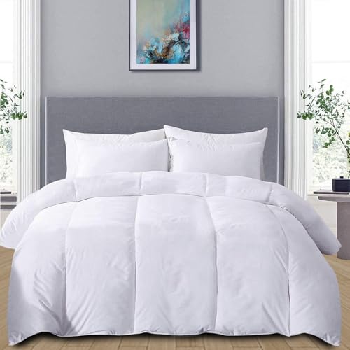 BedLooms Double Duvet 10.5 Tog Hotel Quality Microfiber Feels Like Down Duvet Double All Year Round Machine Washable Quilt - UK Made Breathable Duvets