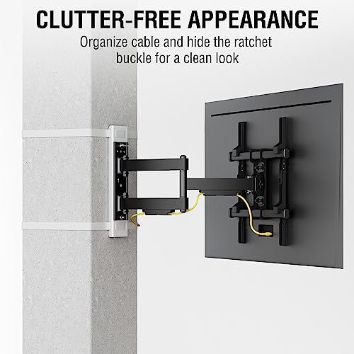 CondoMounts 32"–70" TVs | Indoor Full Motion TV Mount Fits Large Pillars & Poles 8" & Up, No Drill Gazebo & Pergola TV Mount, VESA 400x400, Holds 80 lbs by CondoMounts - Image 7