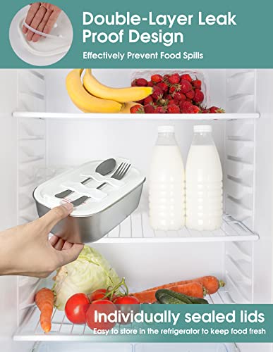 Xflyee 75W Electric Lunch Box Food Heater, 12V/110V Upgraded Leakproof Heating Lunch Box For Work/Car/Truck/Office With 1.5L Removable Stainless Steel Container, Fork & Spoon And Insulated Carry Bag #TOP3