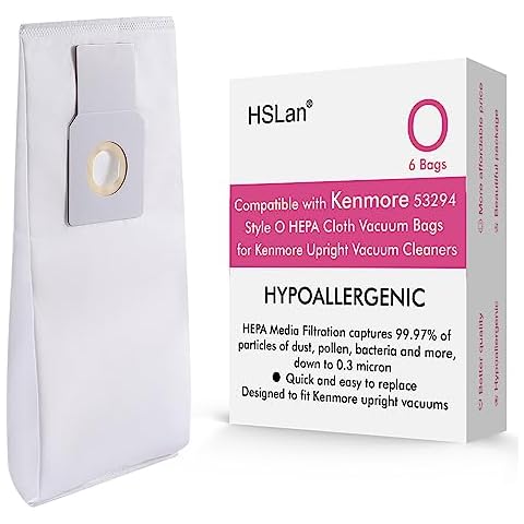 HSLan Hypoallergenic Kenmore O Vacuum Bags Cover