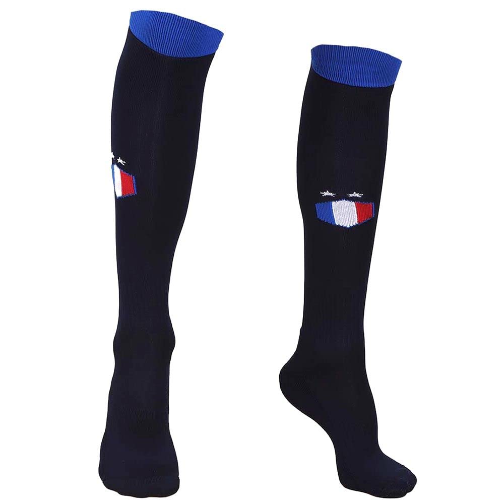 Kingdo Chaussettes France Football Domicile - Enfant et Adulte - 30-34 XS