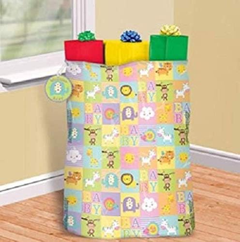 Multicolor Baby Plastic Gift Sack (44" x 36") 1 Count - Premium Quality, Vibrant & Unique Design, For All Your Presents image 2