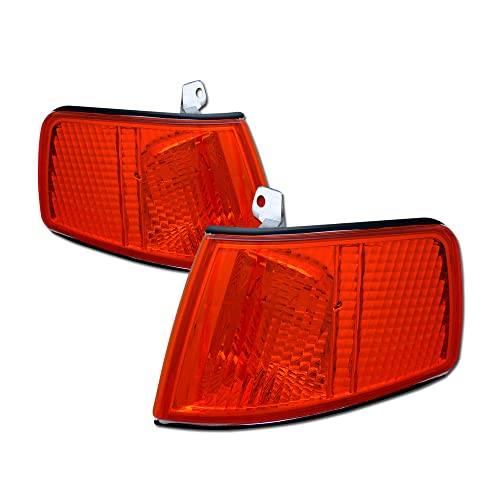 Amber Lens Front Corner Turn Signal Lights Parking Lamps k2 Compatible With 90-91 Honda CRX HF Si
