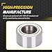 OWAYSAFE Front for 2007-2012 Dodge Caliber Wheel Bearing, for 2007-2017 Jeep Compass, Patriot, 2008-2015 Mitsubishi Lancer, 2007-2018 Mitsubishi Outlander, 11-18 Outlander Sport Replacement 2PC 510090