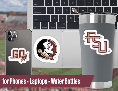 Image of Florida State Seminoles Stickers & Decals 14 Pc Set, FSU Car Decal