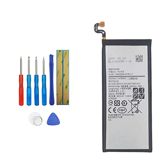 EB-BG935ABE - Batería de repuesto compatible con Samsung Galaxy S7 Edge SM-G935F con kit de herramientas