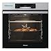 Hisense BI62216AX, Forno Multifunzione ventilato, Cavità XXL 77L, Pulizia Acqua Clean, 11 funzioni di cottura, Funzione pizza 300°C, Display Led, Comandi Touch, Preriscaldamento Rapido