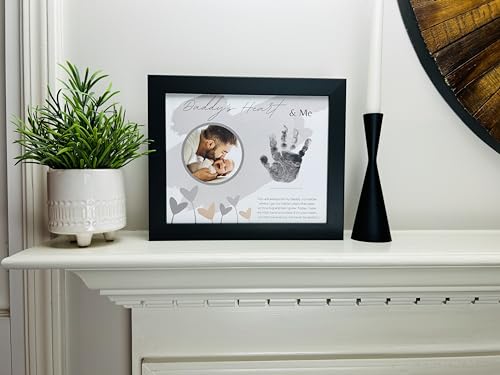 image for The Grandparent Gift Co. Baby Child Keepsake Handprint Frame for Daddy