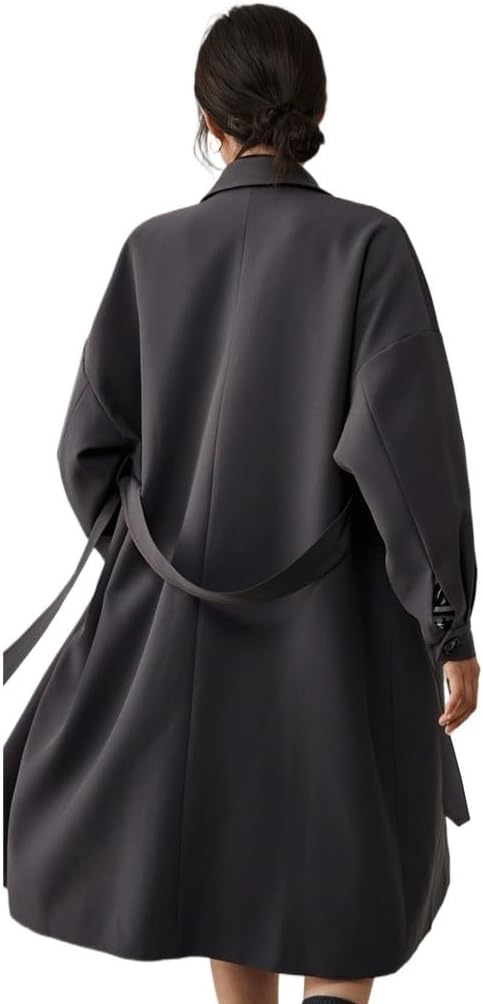 WOLEN] GDDZA シニアセンストレンチコートジャケット女性春秋小柄